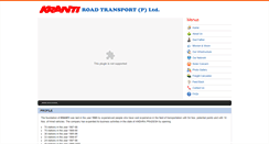 Desktop Screenshot of krantitransport.com