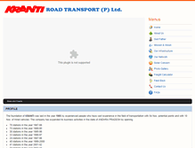 Tablet Screenshot of krantitransport.com